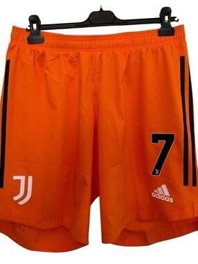 GAME TIME! Adidas Men’s Bright Orange Athletic Shorts with Black Accents